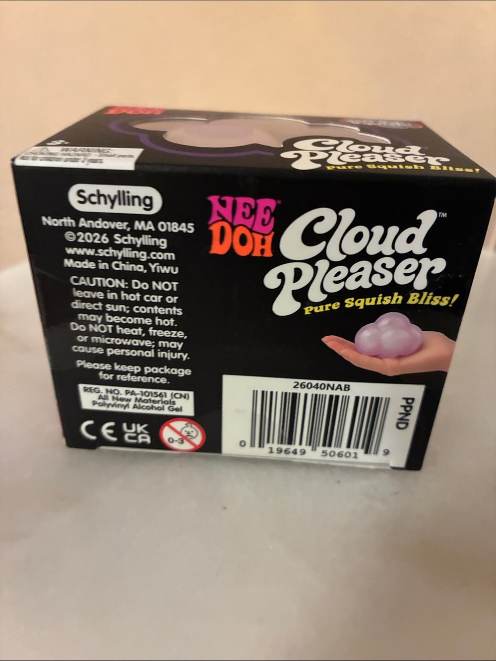 Needoh Cloud Pleaser Soft Squish Toy - Purple - Picture 6 of 6